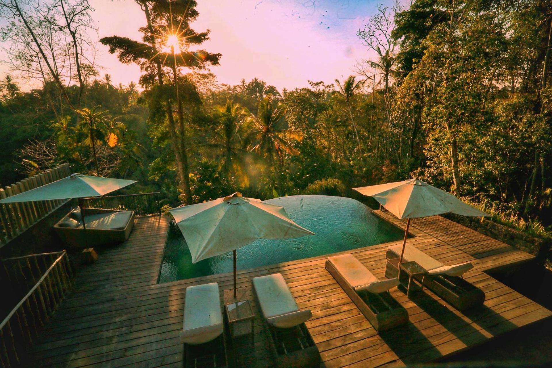 Angsoka Bungalow Ubud Exterior foto